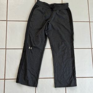 UNDER ARMOUR MENS STORM SWEAT PANTS SZ LARGE GREY WITH POCKETS